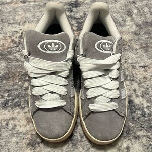 grey adidas campus 00s! barley worn still in perfect shape